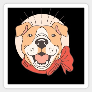 pitbull t shirt Sticker